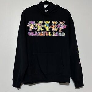 Grateful Dead Dancing Bears Hoodie Size X-Large